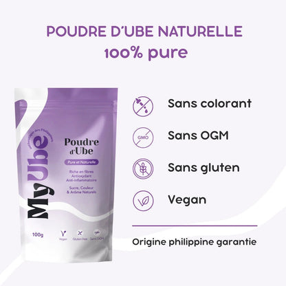 Poudre d'Ube 100% pure et naturelle des Philippines - MyUbe
